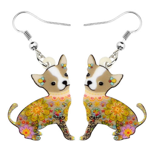 Chihuahua Acrylic Earrings