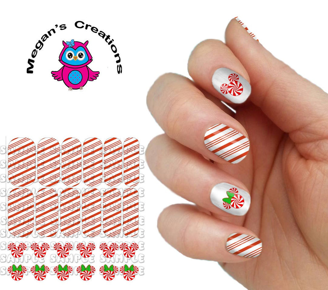 Christmas Design #CH20 Full Nail Wrap Nail Art Decals