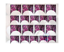 Load image into Gallery viewer, Camo Color  French Tips Nail Art Decals
