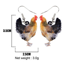 Load image into Gallery viewer, Chicken Hen  Acrylic Earrings
