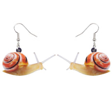 Load image into Gallery viewer, Snail Acrylic Earrings
