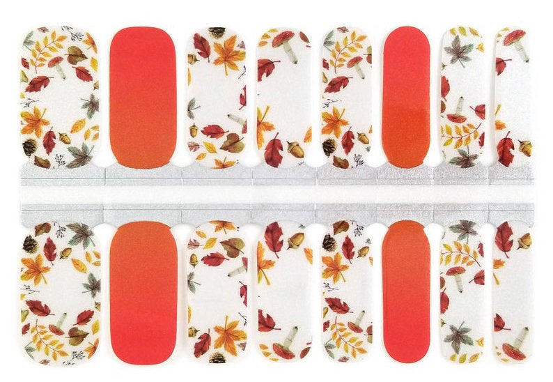 Fall Leaves Nail Polish Wraps - Nail Polish Strips