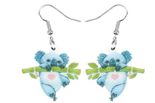 Load image into Gallery viewer, Acrylic Koala Bear Earrings
