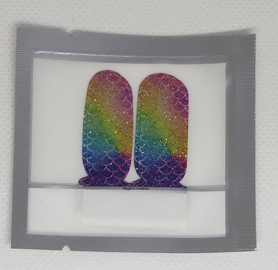 Mermaid Scales Accent  Nail Polish Wraps - Nail Polish Strips