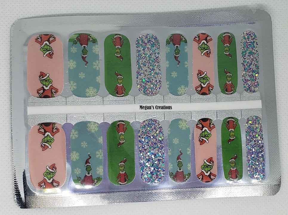 Christmas #5 Nail Polish Wraps - Nail Polish Strips