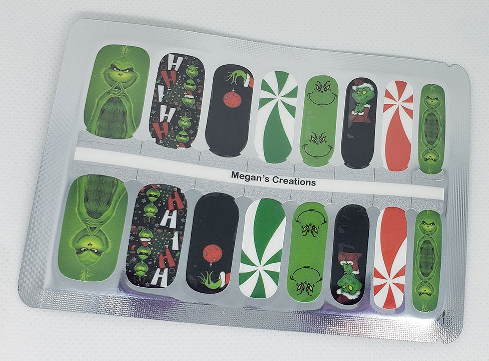 Christmas #4 Nail Polish Wraps - Nail Polish Strips