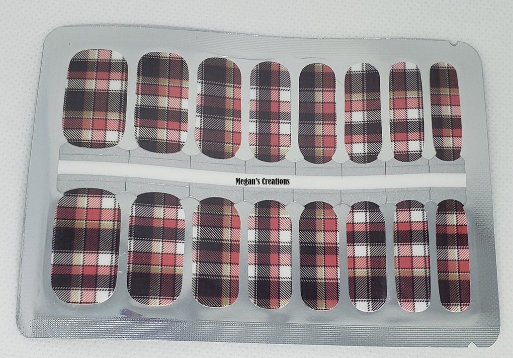 Plaid #2 Nail Polish Wraps - Nail Polish Strips