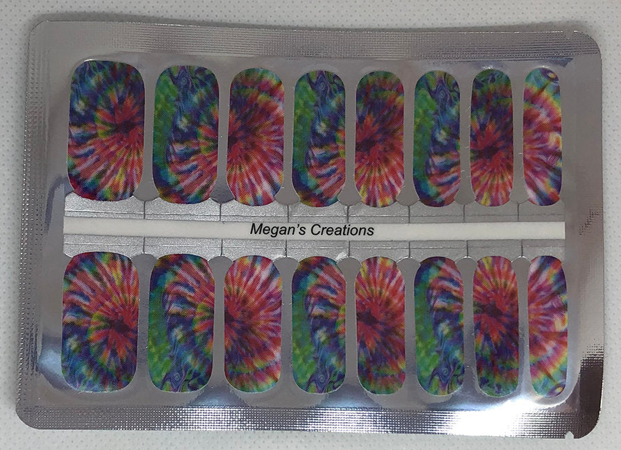 Tie-Dye #6 Nail Polish Wraps - Nail Polish Strips