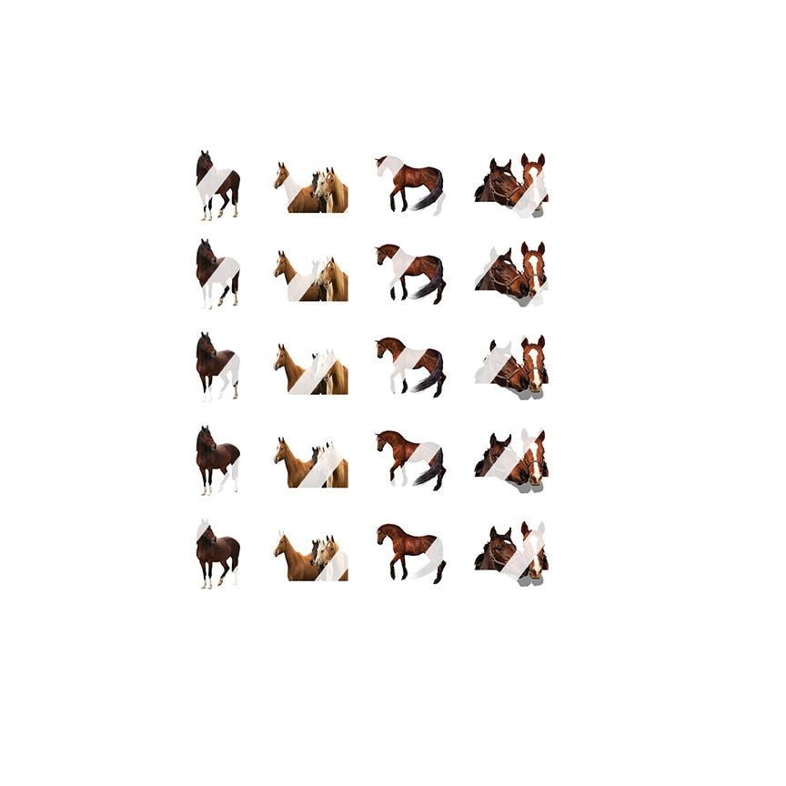 Horse Nail Art Decals - Waterslide Nail Decals