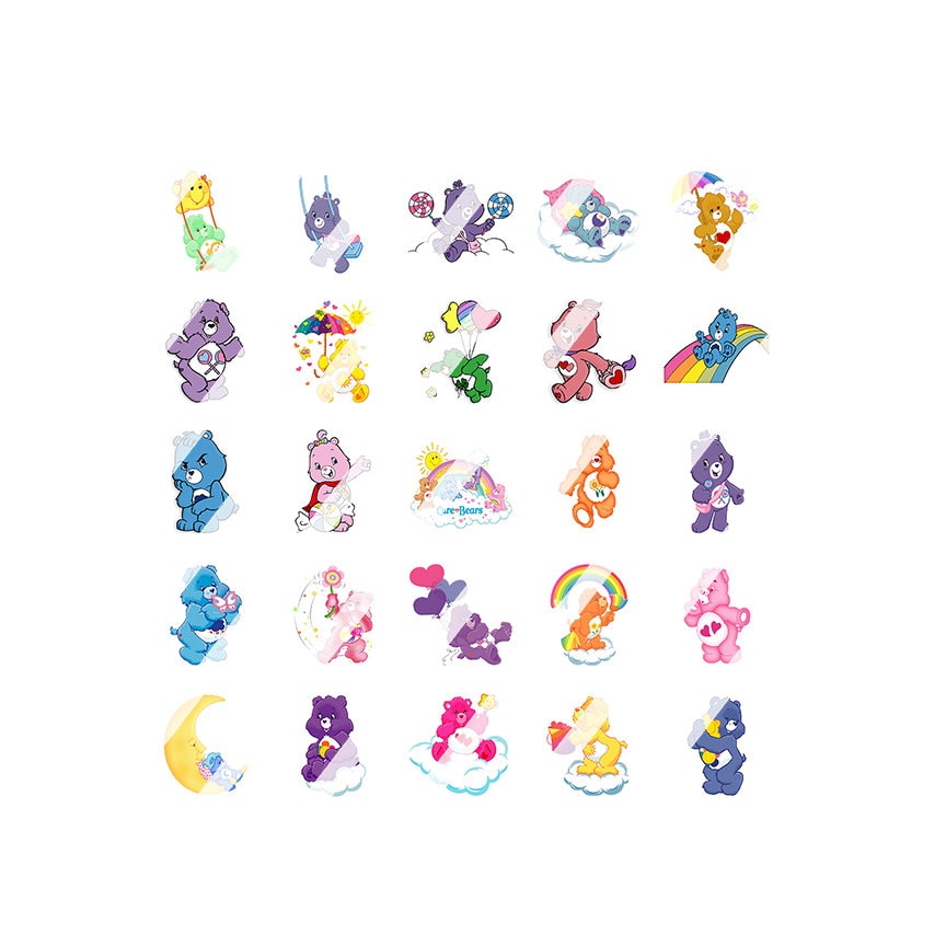 Care Bears Nail Art Decals - Waterslide Nail Decals