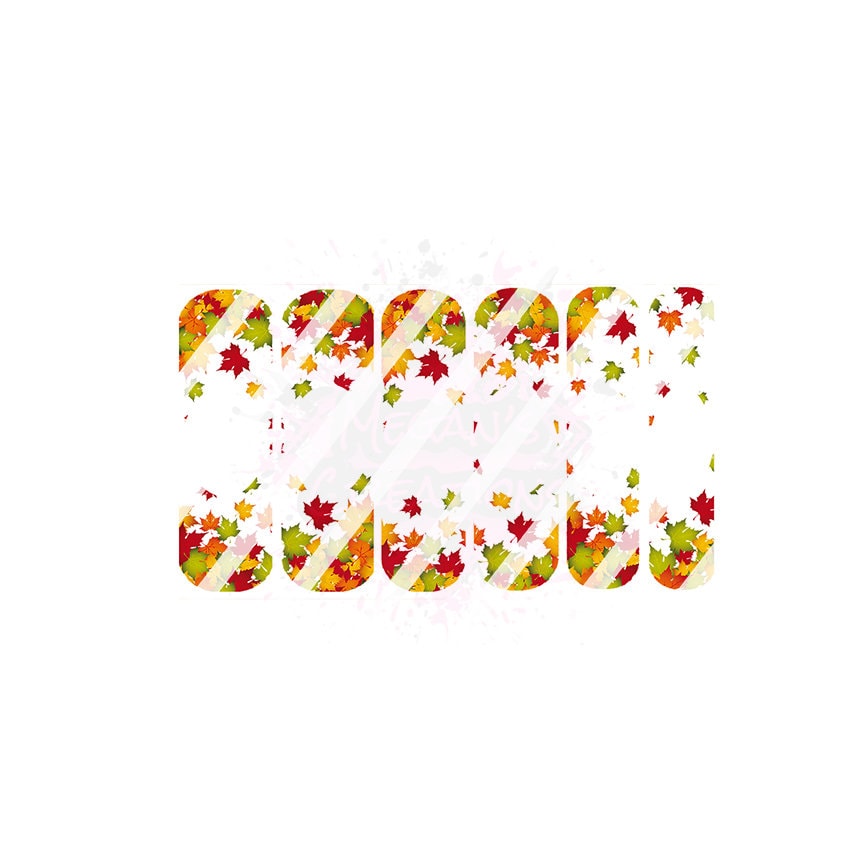Fall Waterslide Nail Art Decals Tips
