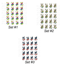 Load image into Gallery viewer, Peace Signs Nail Art Decals - Waterslide Nail Decals
