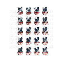 Load image into Gallery viewer, Peace Signs Nail Art Decals - Waterslide Nail Decals
